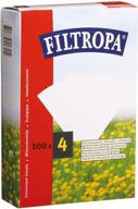 filtropa paper coffee filters white logo