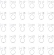 📎 200pcs arricraft clear plastic clip-on earring converters for diy non pierced earring making supplies logo