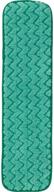 rubbermaid commercial hygen microfiber dust mop pad, 18-inch, green, fgq41200gr00 logo