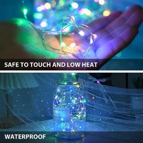 img 3 attached to Fairy Lights Battery Operated, createreedo Multi-Colored 16.5 FT 50 LED String Lights for Bedroom, Party, Holiday, DIY Decor & More