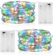 fairy lights battery operated, createreedo multi-colored 16.5 ft 50 led string lights for bedroom, party, holiday, diy decor & more логотип