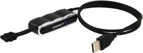 img 3 attached to Sabrent SATA to USB 2.0 Converter Adapter Cable with Power Supply for Serial ATA