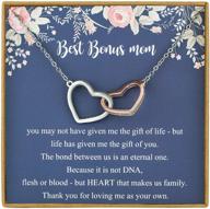 💖 unforgettable noregret bonus mom necklace: a perfect gift for stepmothers and mother-in-laws, symbolizing love and interconnection logo