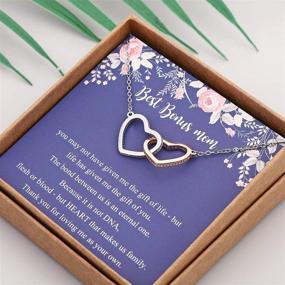 img 2 attached to 💖 Unforgettable NOREGRET Bonus Mom Necklace: A Perfect Gift for Stepmothers and Mother-in-Laws, Symbolizing Love and Interconnection