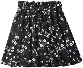 img 4 attached to MISS MOLY Womens Floral Ruffle Women's Clothing and Skirts