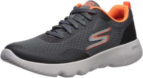 img 4 attached to 👟 Skechers FOCUS 55169 Sneaker Charcoal Orange: Unparalleled Style and Comfort