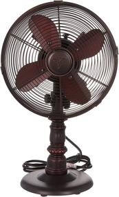 img 3 attached to 🌬️ Stay Cool with the DecoBREEZE Oscillating Table Fan - 3 Speed Air Circulator (10 In) by Kipling