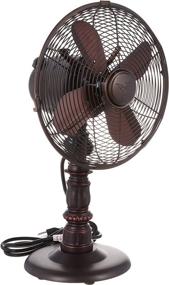 img 4 attached to 🌬️ Stay Cool with the DecoBREEZE Oscillating Table Fan - 3 Speed Air Circulator (10 In) by Kipling