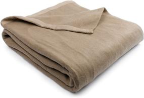 img 1 attached to 🔥 Cozy and Warm: Sunbeam Imperial Nights Twin Heated Blanket for Ultimate Comfort in Mushroom, Poly/Cotton Blend