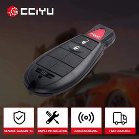 img 2 attached to Cciyu Buttons Replacement Chrysler M3N5WY783X