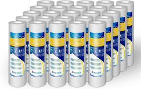 img 4 attached to 🔍 25-Pack 1 Micron Sediment Filter Cartridges - Remove Sediment, Slid, Rust | P5, AP110 Compatible