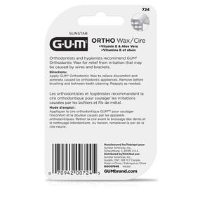 img 1 attached to 🦷 GUM Ортодонтический воск Мята: Удобная упаковка из 5 штук для эффективного ухода за полостью рта