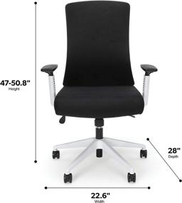 img 1 attached to 🪑 Enhance Your Workspace with the HON Basyx Hive Designer Task Chair - Black