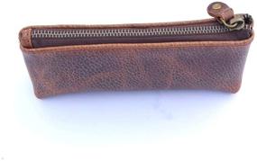 img 4 attached to CestAntiQ Genuine Zippered Accessories Handmade
