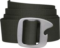 bison designs tap cap 38mm belt: sleek gunmetal buckle and durable design логотип