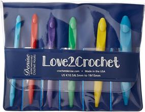 img 1 attached to 🧶 Love2Crochet Interchangeable Crochet Hook Set, USK J/10.5-19/P/15mm (L2CK J10.5-19/P15)