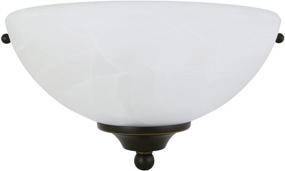 img 4 attached to Millbridge Wall Light in Oil Rubbed Bronze by Design House - 1-Light