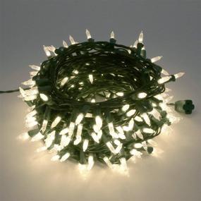 img 3 attached to 🎄 Philips 250 LED Warm White Christmas Lights: Green Wire, Storage Spool, Indoor/Outdoor Use, 64.33ft Length, 4" Bulb Spacing – String Lights for Christmas Tree