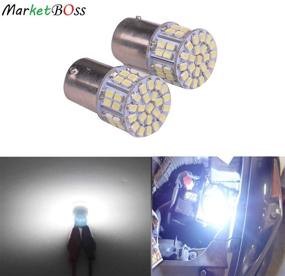 img 4 attached to 🚗 AutoBoy 2PCS Super Bright White 1156 1206 50-SMD 6000K Car LED Bulbs: Turn Signal & Interior RV Camper Lights