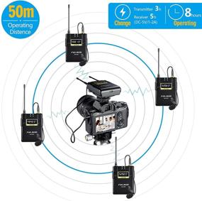 img 3 attached to FULAIM Microphone 16 Channel Rechargeable Transmitter