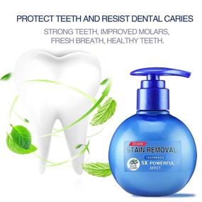 img 1 attached to 🦷 2Pcs Freeorr Intensive Stain Removal Gel Toothpaste – Fresh Breath Oral Care, Combat Bleeding Gums, Enhanced Hygiene with Durable Pump Design