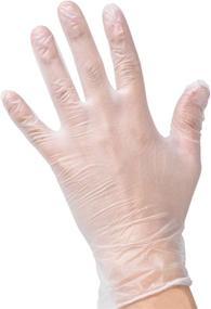 img 3 attached to 🧤 Noble Clear Medium Powder-Free Vinyl Gloves for Foodservice - Pack of 100 - Disposable Gloves - Size Medium