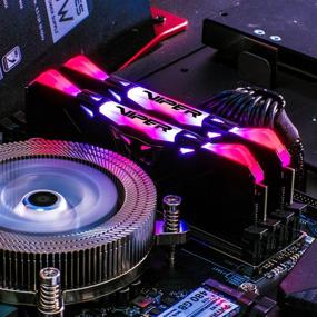 img 1 attached to 💪 Patriot Viper RGB Series 32GB (2 x 16GB) 3600MHz Kit with Sleek Black Heatshield