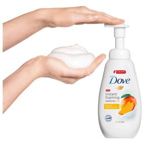 img 2 attached to Dove Foaming Body Wash: Mango Butter for Glowing Skin 13.5 oz 4 Count - Ideal for All Skin Types