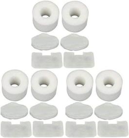 img 1 attached to 🔍 Nispira Replacement Filters for Shark NV42 Deluxe Upright Vacuum Cleaner - Equivalent to Part #XFF36, Compatible with UV402 UV410, NV36, NV36A, NV42, NV44, NV46, NV46C - 6 Sets