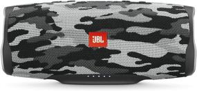 img 4 attached to JBL Charge 4 Портативная водонепроницаемая Bluetooth-колонка - Черная камуфляжная (восстановленная)