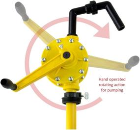 img 1 attached to 🔄 TRRP90P: All-in-One Plastic Rotary Drum Barrel Pump for Water Based and Petroleum Solutions