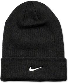 img 1 attached to Stay Warm in Style with the Nike Adult Unisex Stock Cuffed Knit Beanie