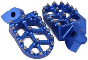 img 3 attached to 🏍️ JFGRACING Dirt Bike Foot Pegs Rest Pedal Footpegs - Yamaha YZ Series & WR Series (Fits YZ65 2018 and more)