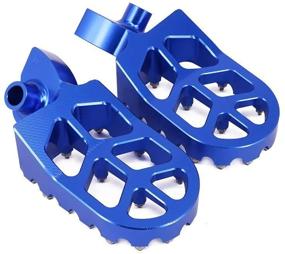 img 2 attached to 🏍️ JFGRACING Dirt Bike Foot Pegs Rest Pedal Footpegs - Yamaha YZ Series & WR Series (Fits YZ65 2018 and more)