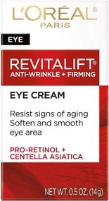 img 3 attached to L'Oreal Paris Skincare Revitalift: Pro Retinol Eye Cream for Dark Circles, Wrinkles, and Firmness - Fragrance Free (0.5 oz)