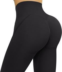 img 2 attached to 👖 RUUHEE Women Scrunch Butt Smile Contour Seamless Leggings: High Waisted Gym Yoga Pants