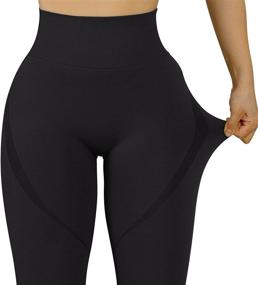 img 3 attached to 👖 RUUHEE Women Scrunch Butt Smile Contour Seamless Leggings: High Waisted Gym Yoga Pants