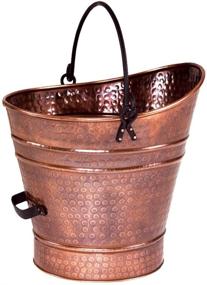 img 2 attached to 🔥 Small Copper Coal Hod by Minuteman International - Pellet Bucket Pail