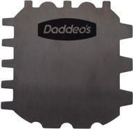 🔥 daddeo's bbq grill scraper - bristle-free stainless steel barbeque cleaner, safer alternative to wire brushes for grill cleaning. ideal for stocking stuffers this christmas. logo