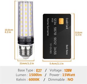 img 3 attached to 💡 Candelabra Daylight Incandescent Equivalent Non Dimmable - Efficient Lighting Solution