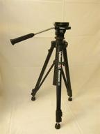 enhanced velbon videomate 638/f heavy 🎥 duty geared tripod kit with carrying case logo