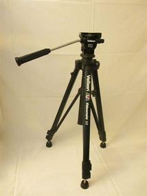 img 4 attached to Enhanced Velbon Videomate 638/F Heavy 🎥 Duty Geared Tripod Kit with Carrying Case