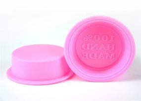 img 1 attached to 🧼 yueton 6pcs Mini Cute Handmade Silicone DIY Soap Mold Craft Art Making Mould (Round)