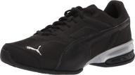 👟 puma mens tazon running black men's shoes: ultimate athletic performance logo