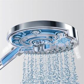 img 3 attached to 🚿 Hansgrohe Raindance S Easy Install 4-inch Handheld Shower Head - Modern 3-in-1 RainAir, BalanceAir, Whirl (Model: 28514821)