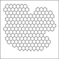 🐓 crafter's workshop template: mini chicken wire design, 6x6-inch for crafting projects logo