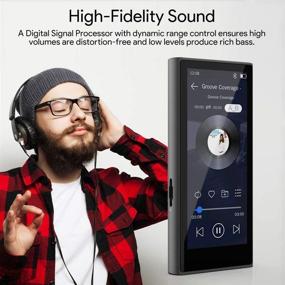 img 1 attached to 🎧 AKAMATE Mp3 Player With Bluetooth 5.0, 3.5" Touchscreen & 8GB Storage - High-Quality Sound, Video, Recording, and E-Book Support, Expandable up to 128GB