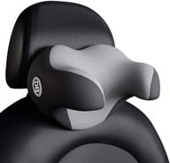 🚗 dollox car headrest pillow - memory foam neck support for neck pain relief | u-shape ergonomic design travel pillow for resting & sleeping in car or office logo