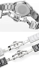 img 2 attached to 🦋 Deployable Stainless Steel Butterfly Folding Watchband