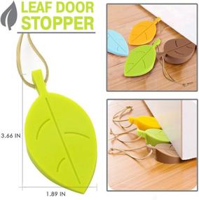 img 3 attached to Leaf Style Door Stoppers Set